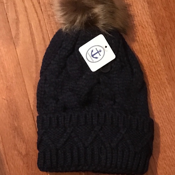 Yacht & Smith Accessories - Winter Beanie With Pom Pom